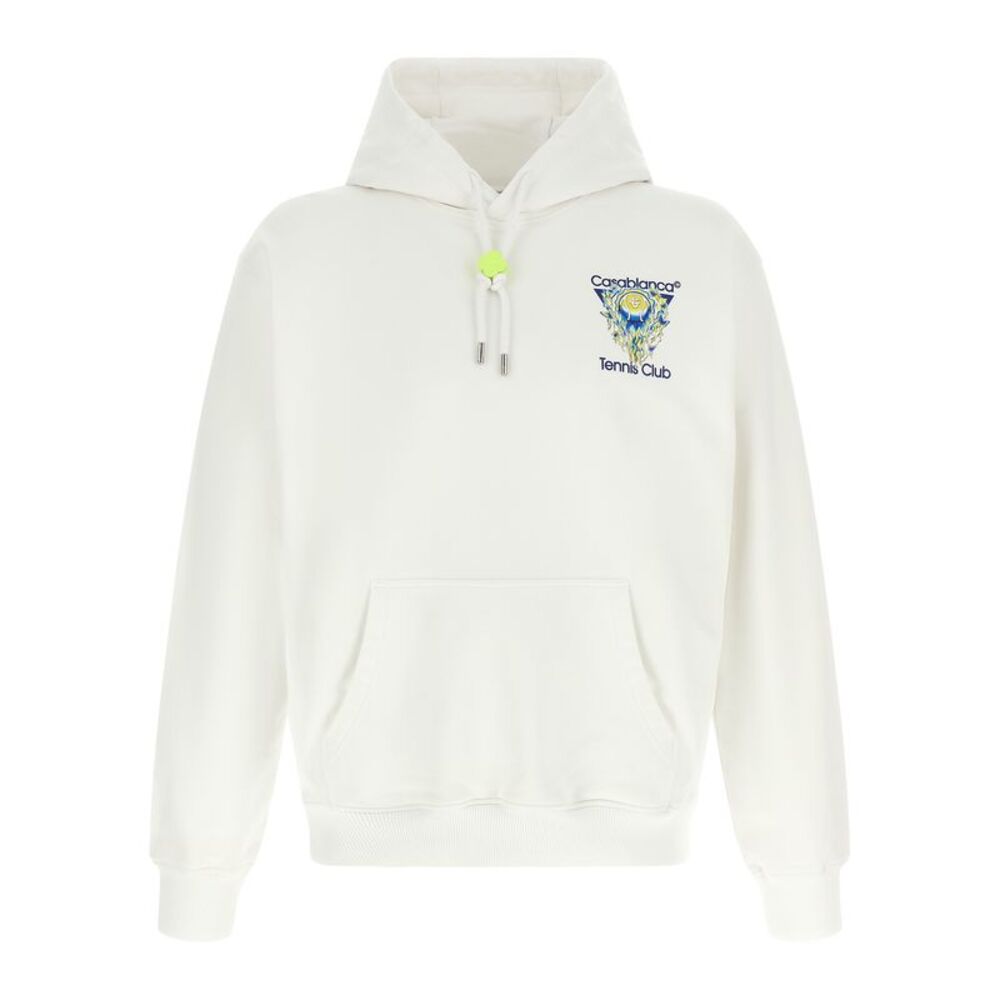Casablanca White Organic Cotton Men's Sweatshirt